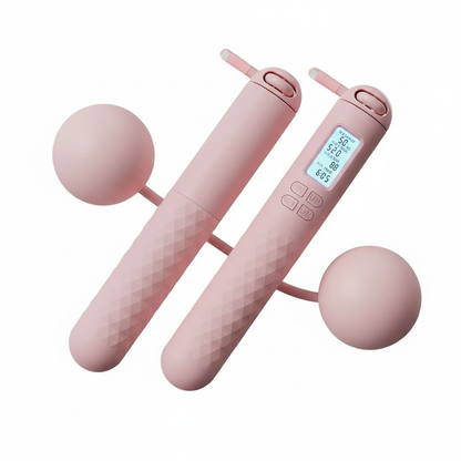 1Pair Ropeless Jump Rope Smart Cordless Counting Skipping Rope Anti-Slip Adjustable Weighted Cordless Jump Ropes